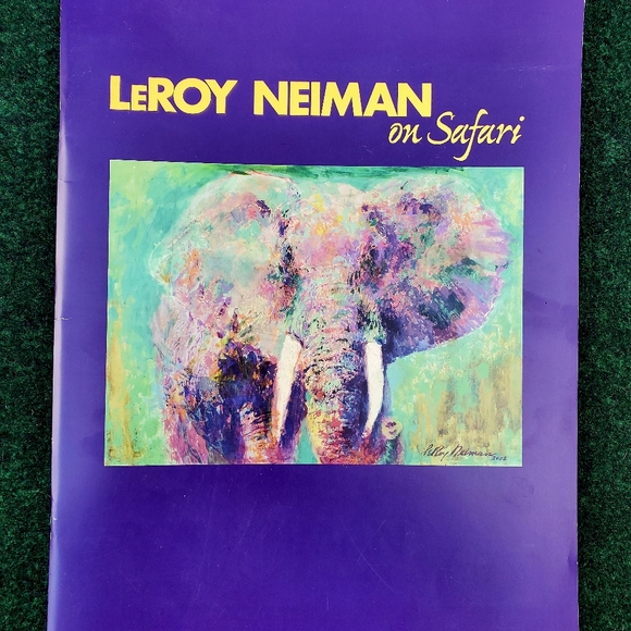 Leroy Neiman on Safari The Wildlife Experience 2003 48 Pages Painting Exhibit - Picture 1 of 16